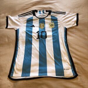 Adidas Argentina Messi Home Jersey 3 Stars 2022